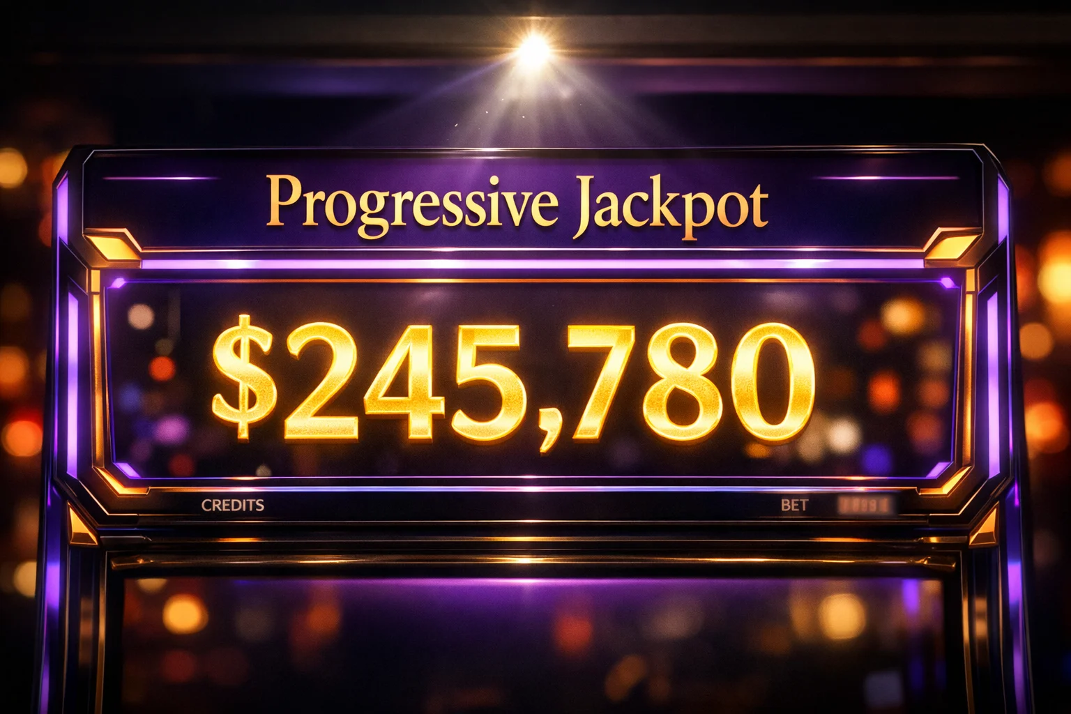 McLuck progressive jackpot slots with growing prize meter