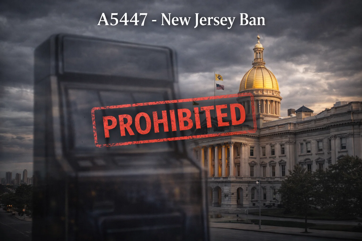 New Jersey A5447 sweepstakes casino ban and penalties