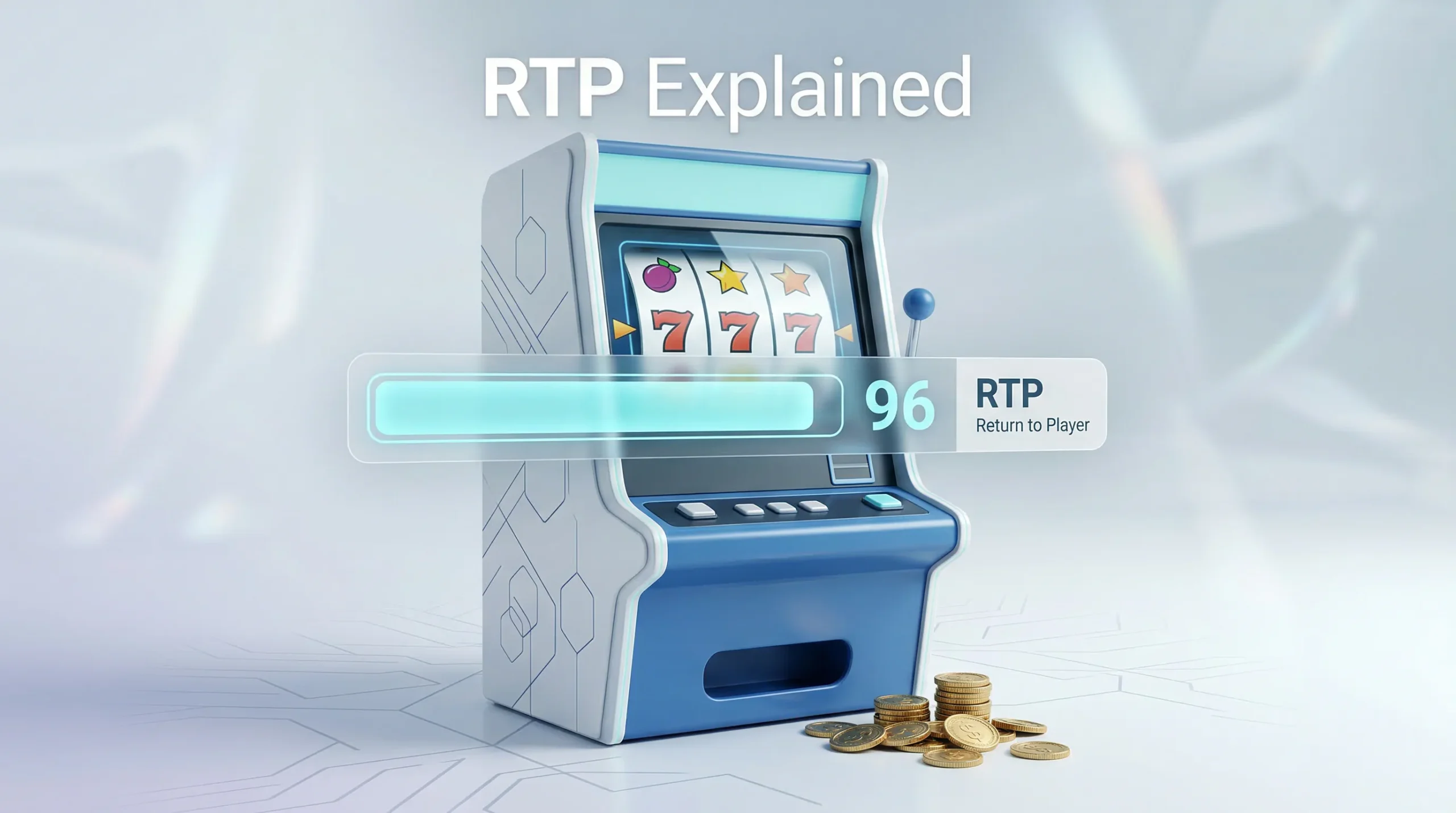 Progressive jackpot RTP percentage visual explanation