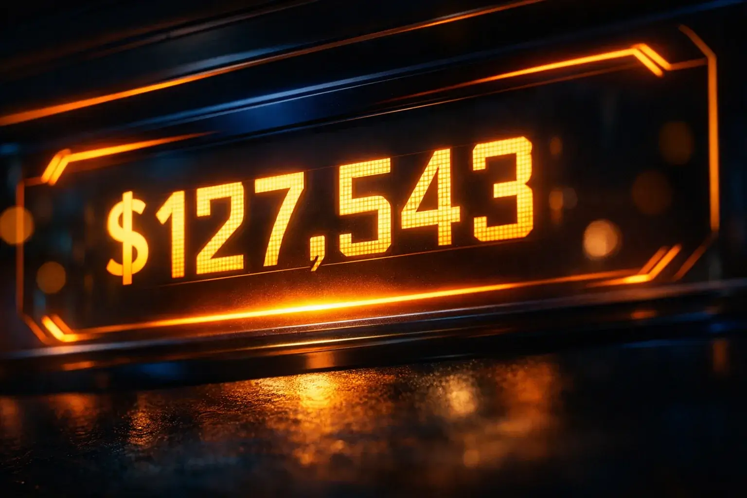 Progressive jackpot slot machine display showing growing prize pool at sweepstakes casino