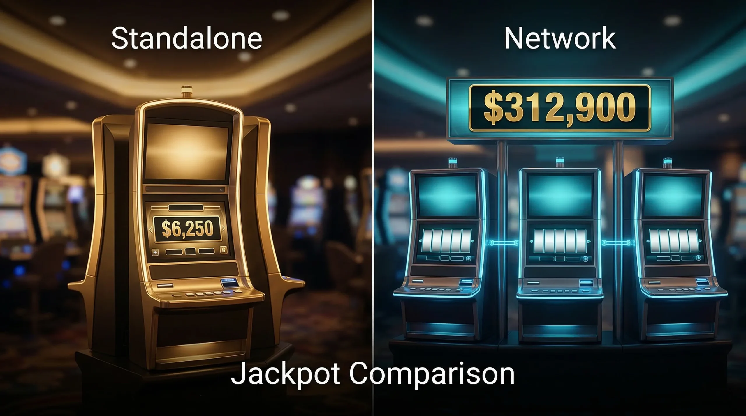 Standalone versus network progressive jackpots comparison guide