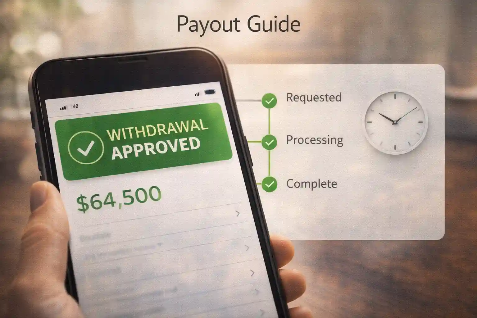Sweepstakes casino withdrawal timeline and payout process